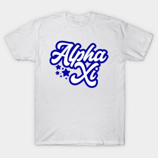 Blue and White Stars A Xi T-Shirt